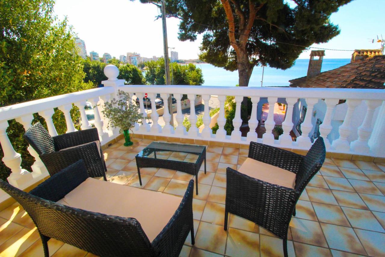 Great Villa, Sea Views, 20 Secs Walk To The Beach, Bbq, 9 People, 5 Mins Car From Alicante City Center, Sailing Club 3 Mins Walk Zewnętrze zdjęcie